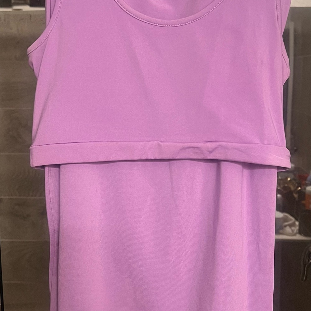 Sleeveless Lavender Set (Skirt and Cropped Top)